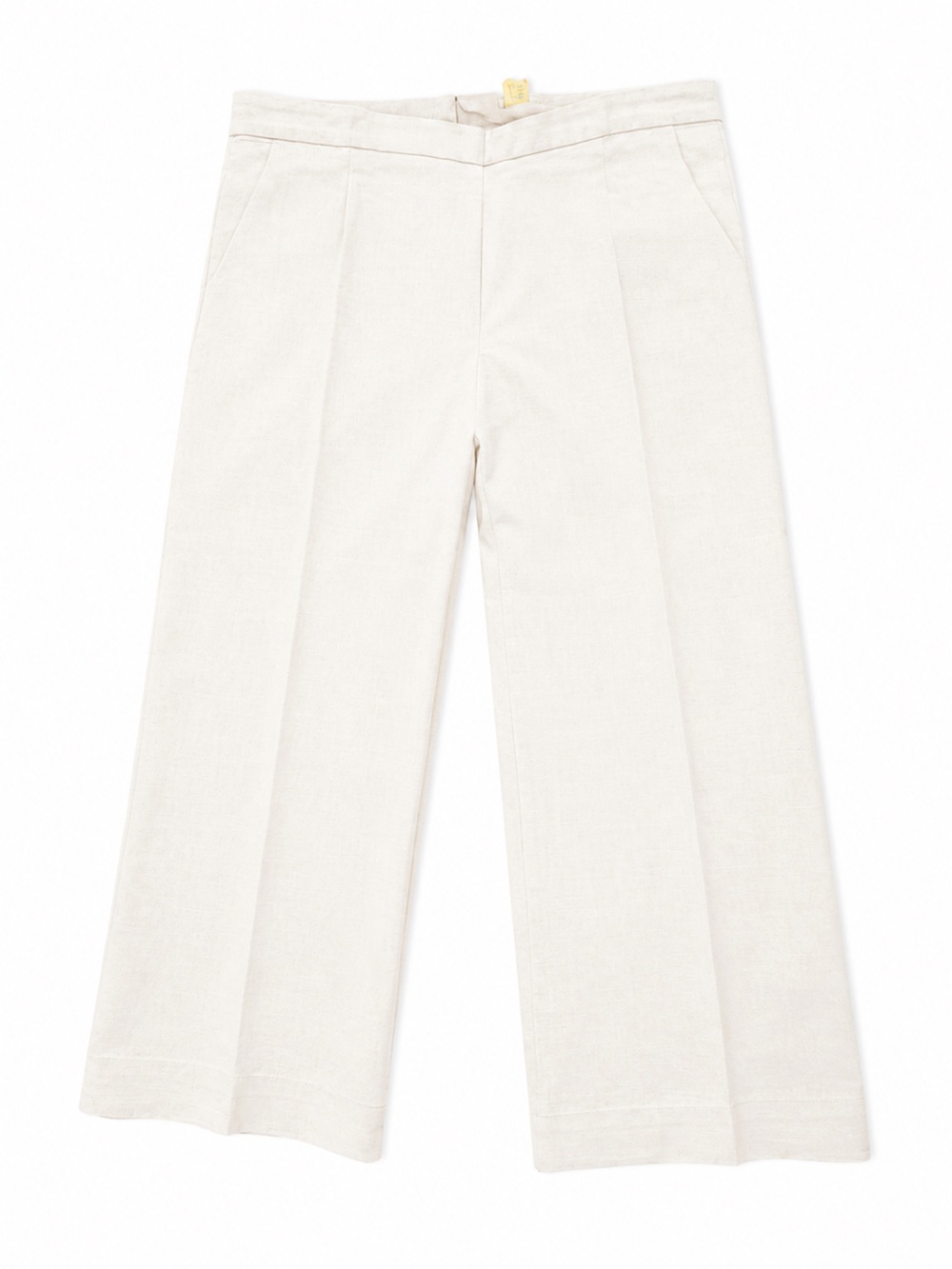 J. Crew Off-White Wide-Leg Chinos